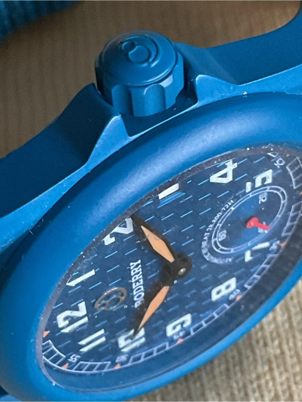 Mint Automatic Hi-Beat Boderry Titanium Field Watch Original Box/Manual